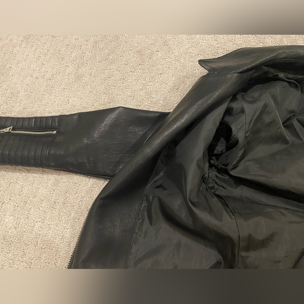 Topshop Rosa Biker Jacket - Picture 13 of 15